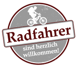 Radfahrer sind herzlich willkommen
